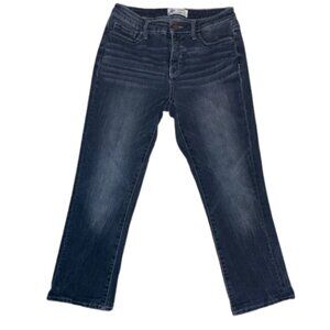 BKE GABBY CURVY FIT Dark Blue Straight Leg Women's Jeans altered